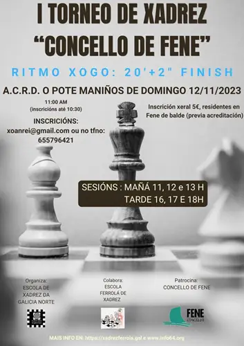 I Torneo de Ajedrez "Concello de Fene"